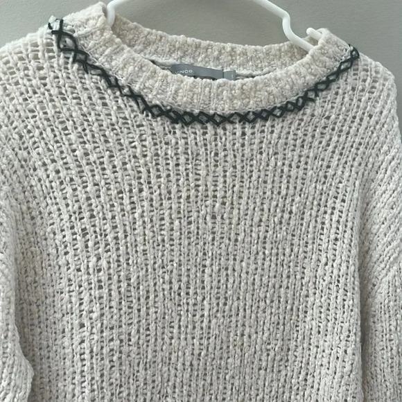 [L]Vince Crew Neck Pull over Wool Blend  Sweater - Picture 3 of 6